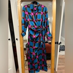 ZARA multicolored wrap dress / Small / worn once